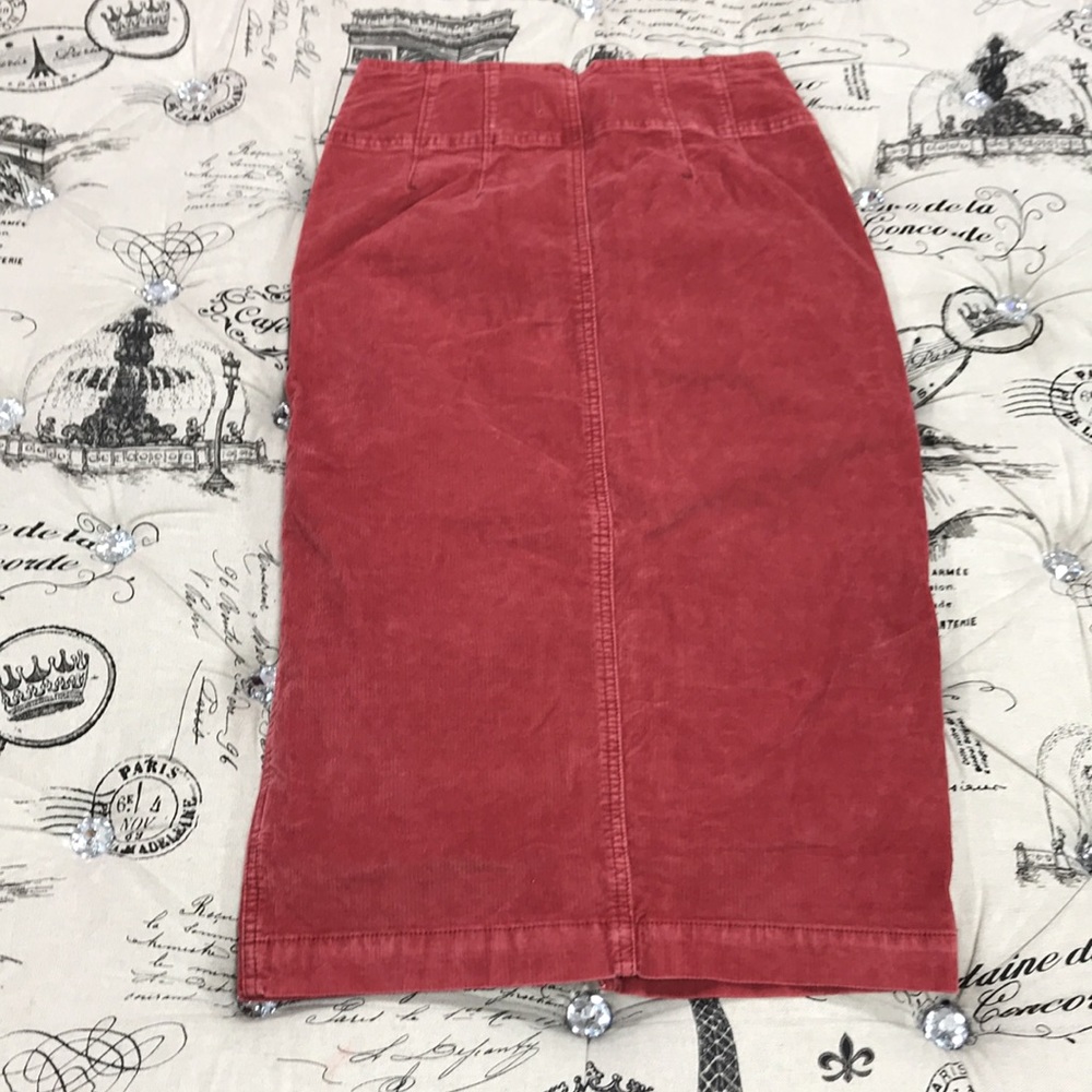 💥 Free People I Want It All Corduroy Midi Skirt - Picture 8 of 8